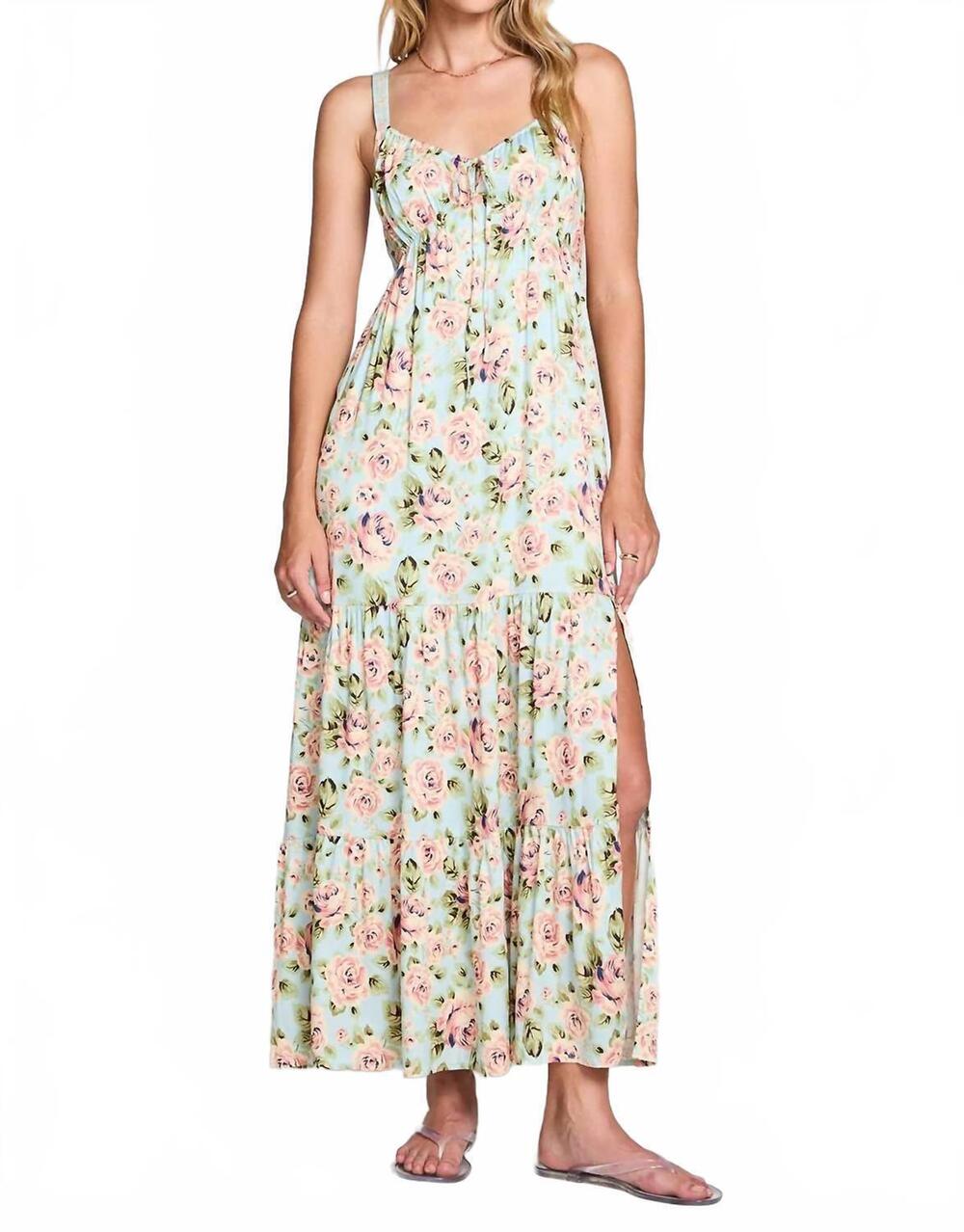 NEW SALTWATER LUXE jayley midi dress in capri blue